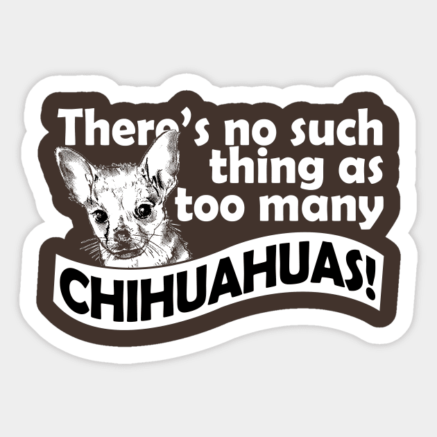 chihuahua Sticker by mooby21